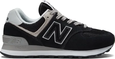 Produktbild von New Balance Sneaker WL574EVB Damen Schwarz 39 EU, ENCAP, ABZORB, Green Leaf Standard, Veloursleder, Textil, Synthetik, Gummi, Alltag & Freizeit