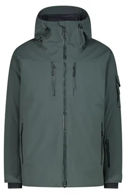 Productafbeelding van CMP heren ski-jas met capuchon, kleur groen, maat 52