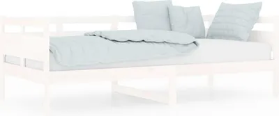 Obrázok produktu pre vidaXL Denná posteľ Biela masívna borovica 90x200 cm
