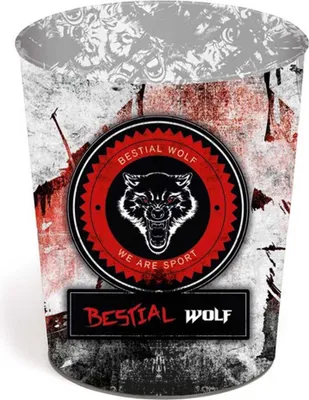 Produktbild von Bestial Wolf Metallpapierkorb Grau  Grau One Size
