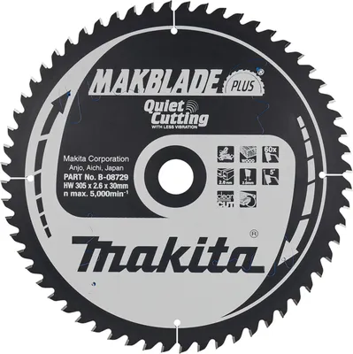 Produktbild von Makita Kreissägeblatt, MAKBLADE PLUS 305 x 30 mm - 60 Zähne