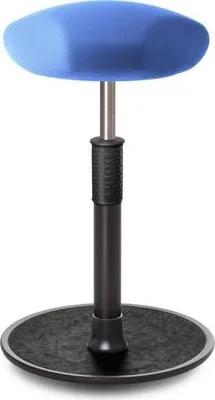 Produktbild von Sitz- Stehhocker Free Tall Triangel Gestrick Hellblau schwarz /schwarz.