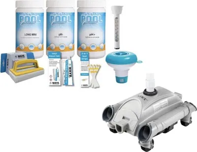 Obrázek produktu pro WAYS - Poolpflege - Paket střední a automatický bazénový vysavač