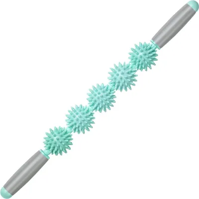 Produktbild von Faszien-Muskelrolle – Cellulite-Massagegerät – Faszienrolle für Cellulite und Muskelkater – Nacken-, Bein-, Rücken-, Körperrolle, Tiefengewebe-Massagestab – 5 Kugelgrößenversion