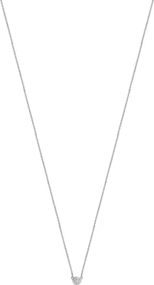 Produktbild von Klassische 18 Karat (750) Weißgold Damen - Diamant Halskette Brillant-Schliff HI - SI - 42cm*5mm; TRS2622
