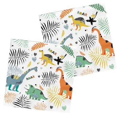 Image de Dinosaure Roars 20 serviettes de table