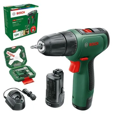 Produktbild von Akku-Bohrschrauber EasyDrill 1200, 2 x Akku PBA 12V 1.5Ah, 34tlg. Zubehör-Set