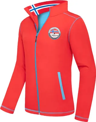 Produktbild von Nebulus Softshelljacke PUKA Herren, warme Outdoorjacke, praktische & vielseitige Übergangs-Jacke, P5539 - Herren, rot-malibu, XL