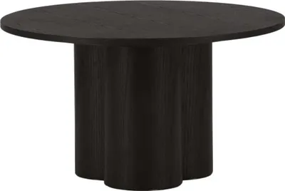 Zdjęcie produktu dla FURNLUX Stolik kawowy Olivia Czarny 80cm / Hauptfarbe: Schwarz / Abmessungen: 80 x 80 x 45 cm