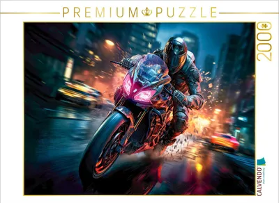 Produktbild von CALVENDO Puzzle Motorräder | 2000 Teile Lege-Größe 90x67cm Foto-Puzzle für glückliche Stunden