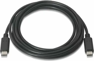 Image de Aisens - câble usb 2.0 3a, type usb-c/m-usb-c/m, noir, 1.0m