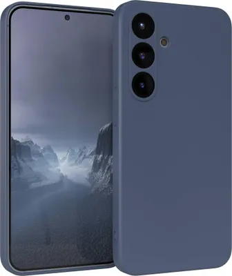 Produktbild von EAZY CASE - TPU Hülle für Samsung Galaxy S25, TPU Case stoßfeste Handyhülle, weiches Cover mit Kameraschutz, Silikonhülle in Dunkelblau