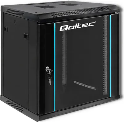 Immagine prodotto di Armadio a parete Qoltec 19" 12U, nero Armadio RACK