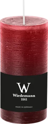 Produktbild von Wiedemann Marble Rustik Kerzen, Stumpenkerzen,  Bordeaux 120 x Ø 58 mm