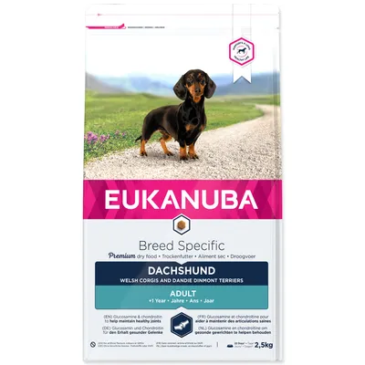 Obrázek produktu pro Eukanuba Dog Breed N. Dachshund Jezevčík 2,5kg