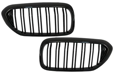 Image de Calandre pour BMW Série 5 G30/G31 Berline et Touring (à partir de 2017) – Double calandre style M, noir piano.