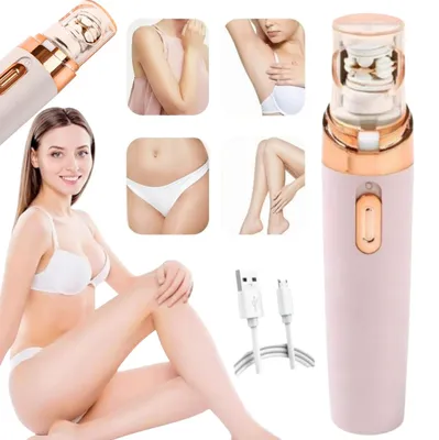 Produktbild von Epilierer für das Gesicht rosa, kompakt für feine Härchen, präzise Pflege von Augenbrauen und Bereich über der Oberlippe