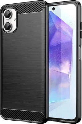 Immagine prodotto di Custodia per Samsung Galaxy A06 4G - Cover posteriore in silicone Phonesta Carbon - Nero