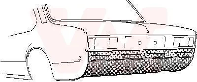 Produktbild von VAN WEZEL Heckwand 3723.35 für OPEL KADETT C Coupe
