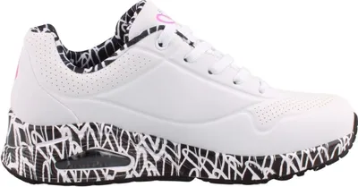 Produktbild von SKECHERS UNO Damen Sportschuhe 155506-WBK - weiß r. 39