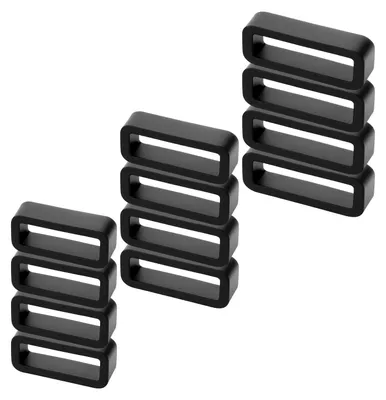 Productafbeelding van 12 stuks siliconen horlogeband-veerpennen, bevestigingslussen voor smartwatch-armband