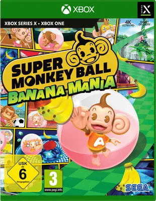 Produktbild von Super Monkey Ball Banana Mania Launch Edition (XBox Series X - XSRX)