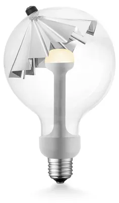 Produktbild von Home Sweet Home dimmbare LED-Glühbirne Umbrella silber G120 E27 5W 400Lm