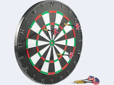 Produktbild von VIVA Dartboard BEGINNER 45x2cm Steeldart/6Pfeile
