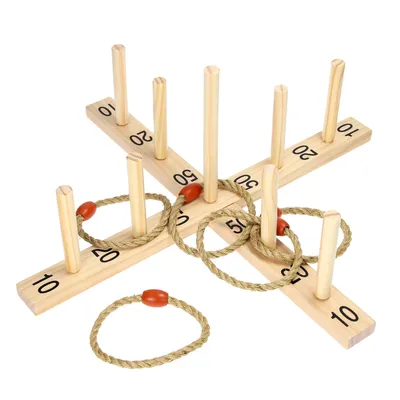 Produktbild von Ringwurfspiel mit 5 Sisalringen