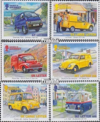 Produktbild von Briefmarken GB - Guernsey 2013 Mi 1417-1422 (kompl.Ausg.) postfrisch Postfahrzeuge
