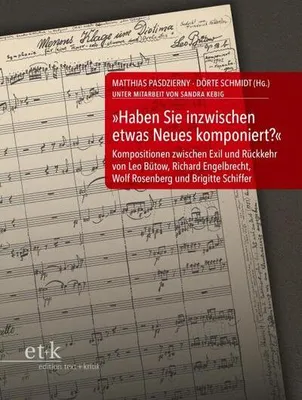 Produktbild von "Haben Sie inzwischen etwas Neues komponiert?"