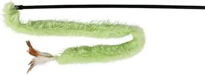 Produktbild von Trixie Spielangel mit Plüschband - 49 cm