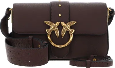 Produktbild von PINKO Umhängetasche Love One Mini Slouchy FL Cioccolate Amaro - Antique Gold braun