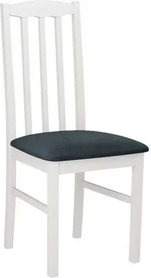 Immagine prodotto di Sedia da pranzo imbottita EDON 12 - bianco / blu