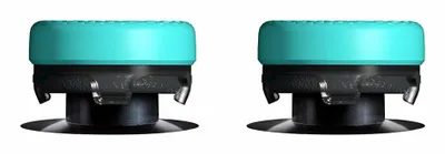 Image de Steelseries 7102-PS5 Analog Joystick Grips pour PS4/PS5 Noir et Bleu