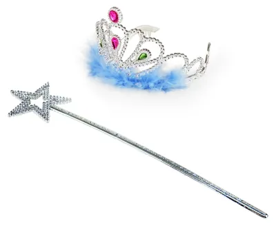 Produktbild von Rappa Zauberstab mit Krone Prinzessin, KI-generiertes Bild