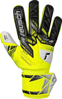 Image de Reusch Attrakt Grip - jaune de sécurité / argent, taille:11