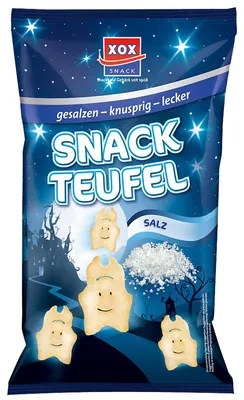 Image de XOX Snack Teufel snack croustillant de pommes de terre avec une fine note de sel 125g