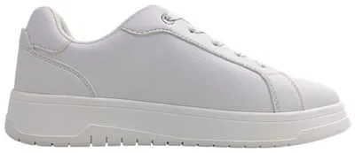 Image de Bugatti Woman : Chaussures de sport pour femmes, modèle à lacets, couleur blanche, style décontracté