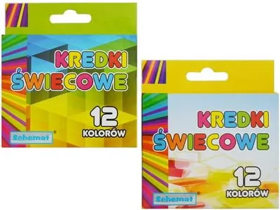 Zdjęcie produktu dla Kredki świecowe 12 kolorów intensywne dla dzieci