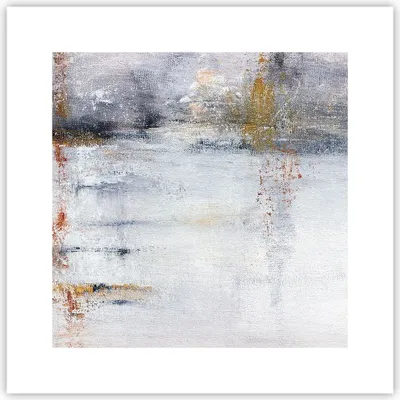 Produktbild von Poster - Poster ohne Rahmen - Abstraktion weiß verschwommen - 30x30 cm - Wand Bild - Wanddeko - Wandbilder - Kunstposter - Wandposter - Bilder - Kunstdruck - Wanddekoration - P2XAC30x30-4535