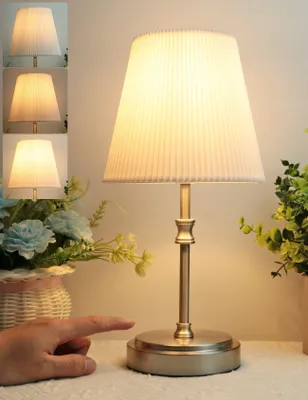 Image de Lampe de table dimmable avec 3 niveaux de luminosité pour chambre et salon