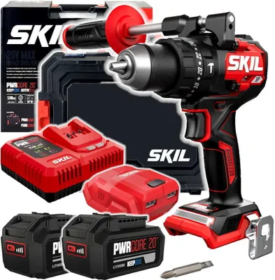 Immagine prodotto di Trapano a percussione a batteria Skil 20V 3085 HB (valigetta 2x4,0Ah)