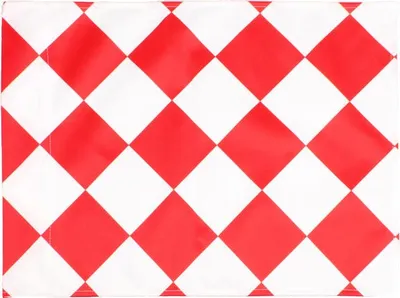 Produktbild von Eckfahnenstoff rot-weiße Variante 30693