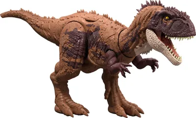 A toy dinosaur on a white background.