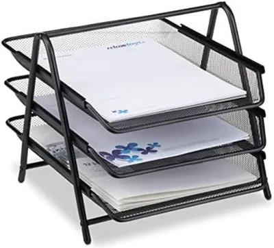 Produktbild von Famanu Büro Organizer Briefablage - Schwarz