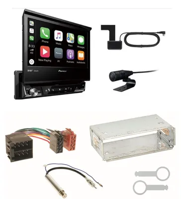 Produktbild von Pioneer AVH-Z7200DAB AUX CD Digitalradio Einbauset für Skoda Octavia 1U Superb 1