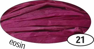 Image de Folia 9021 Naturbast Raffia - mat, éosine, 50 g
