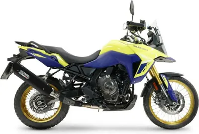 Image de Échappement GPR Furore-X Slip-On Titane Noir Homologué pour Suzuki V-STROM DL 800 DE/SE
