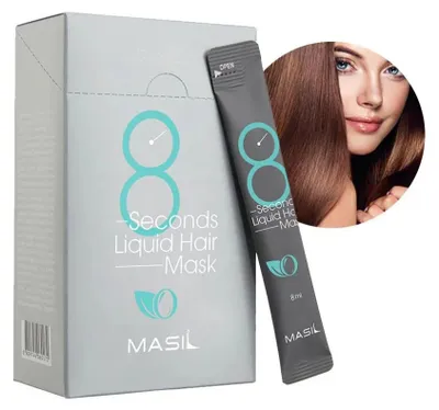 Immagine prodotto di Maschera per capelli rigenerante intensa (8 Seconds Liquid Hair Mask), 20 x 8 ml